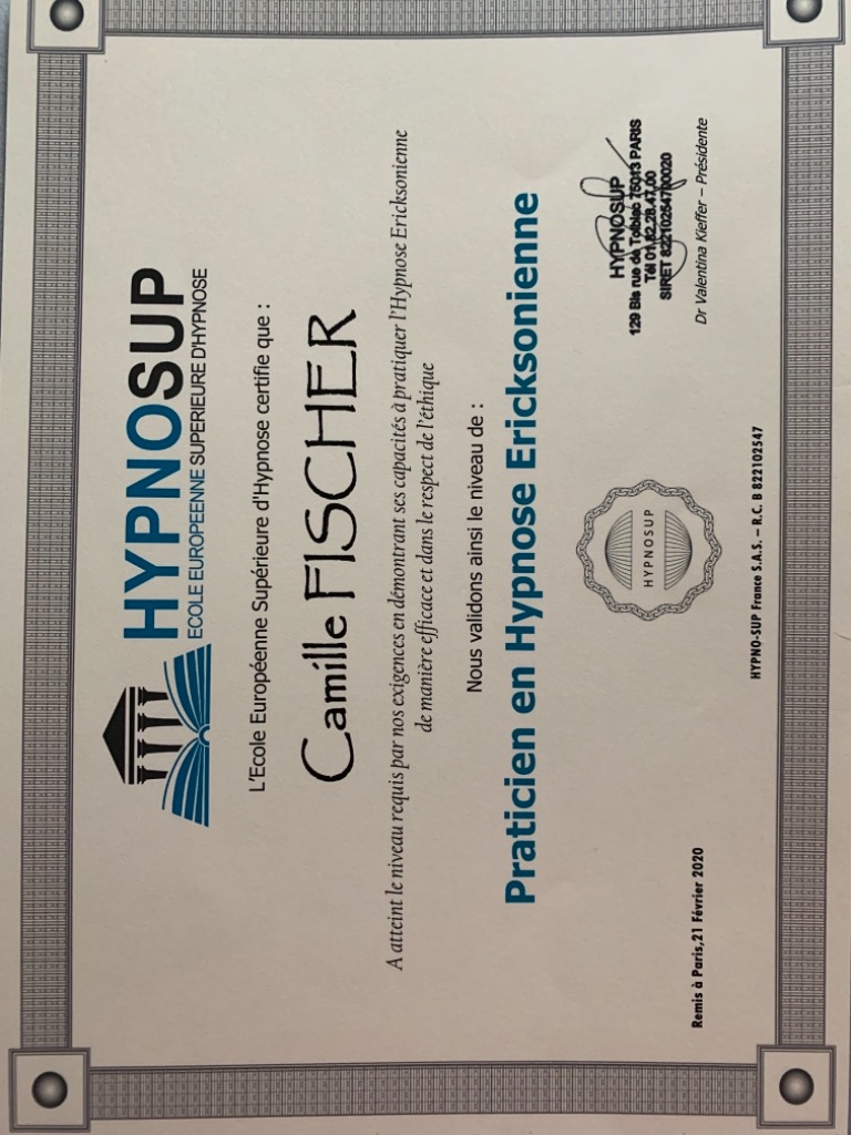 photo activite Camille Fischer