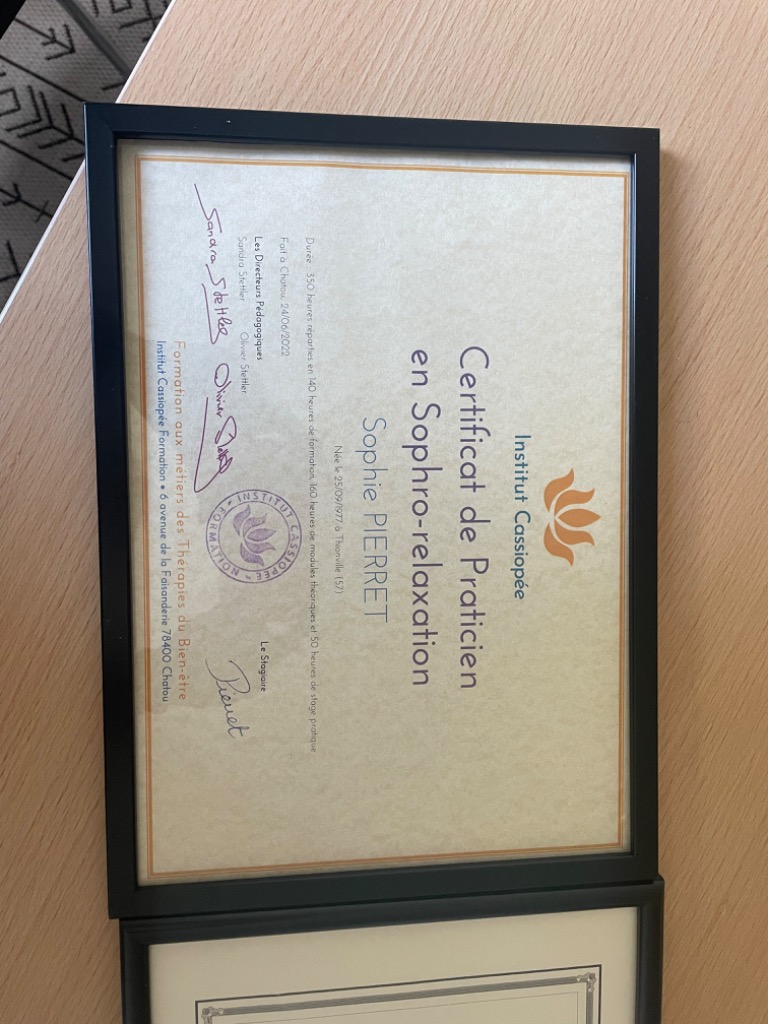 photo diplome Sophie Pierret