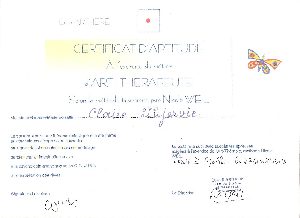 photo diplome Claire CORNET