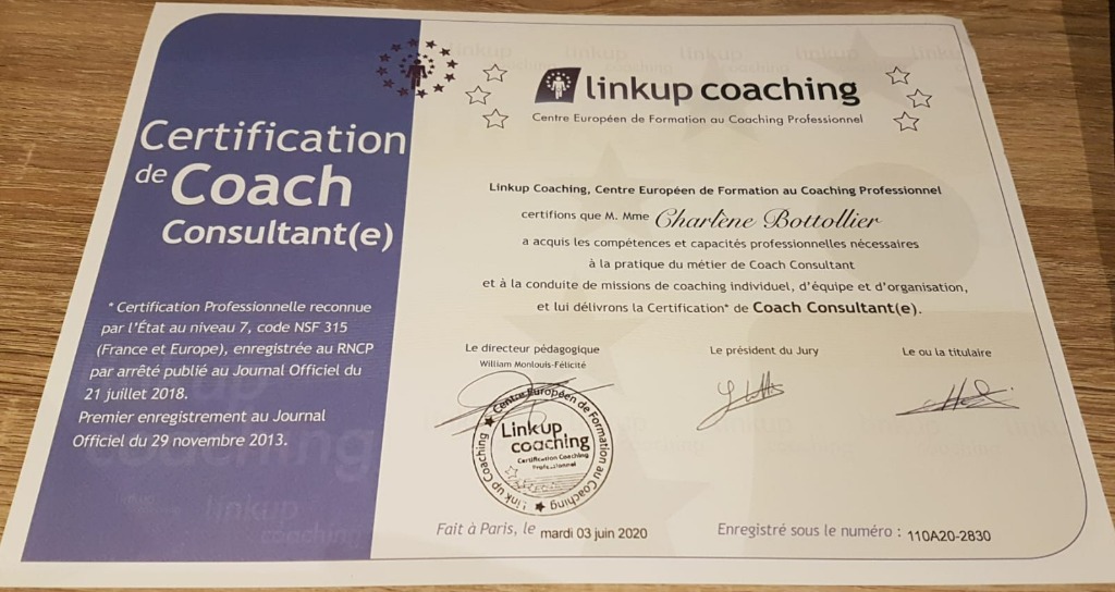 photo diplome CHARLENE BOTTOLLIER