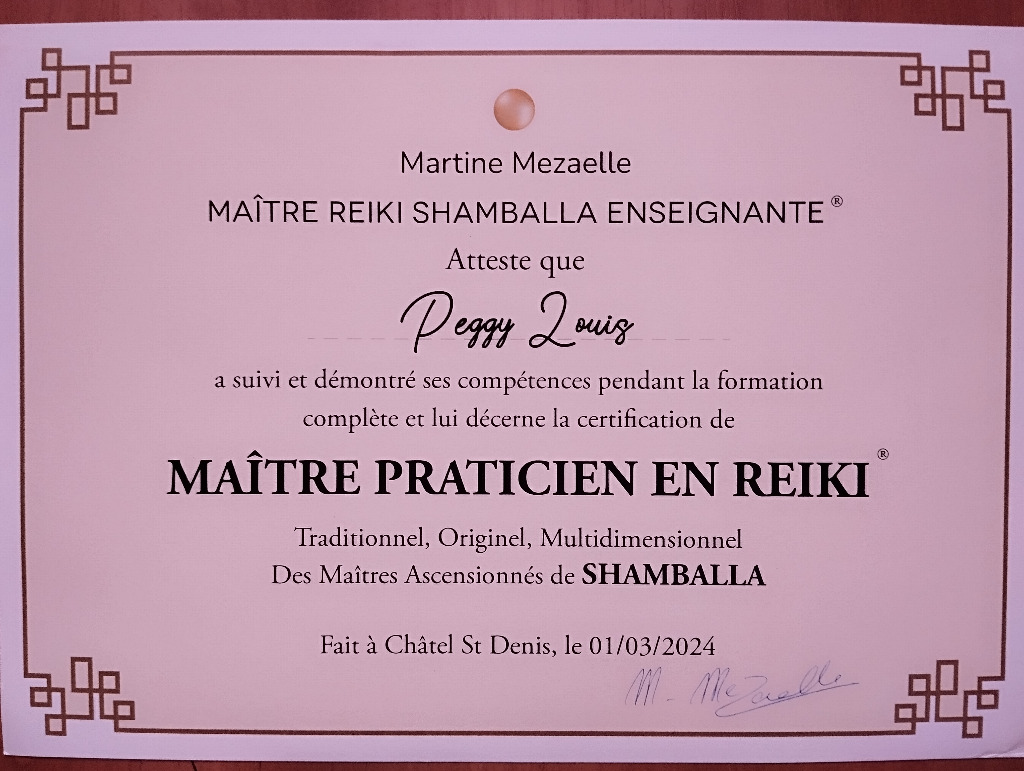 photo diplome La Magie Des 5 Sens