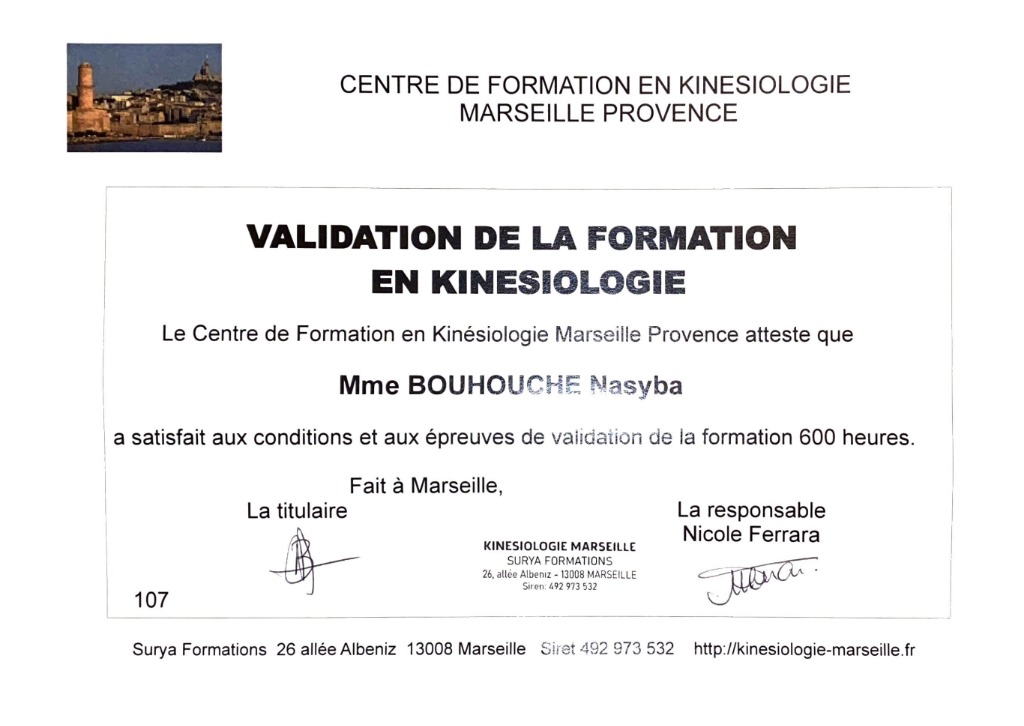 photo diplome NASYBA BOUHOUCHE