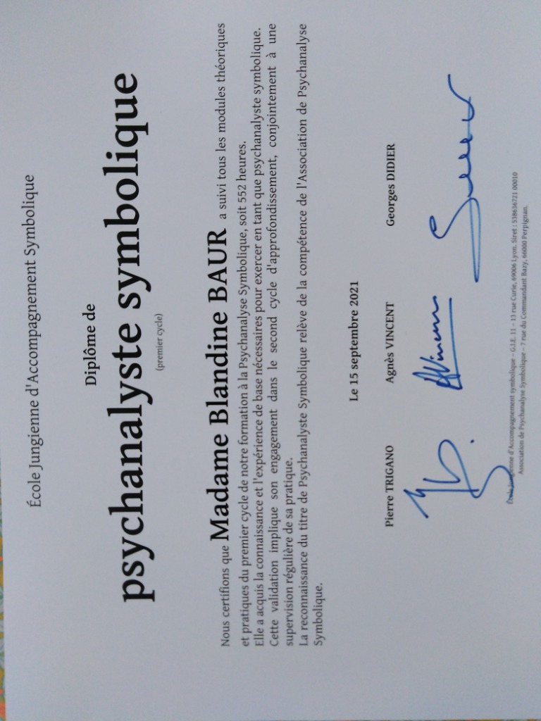 photo diplome Blandine Baur