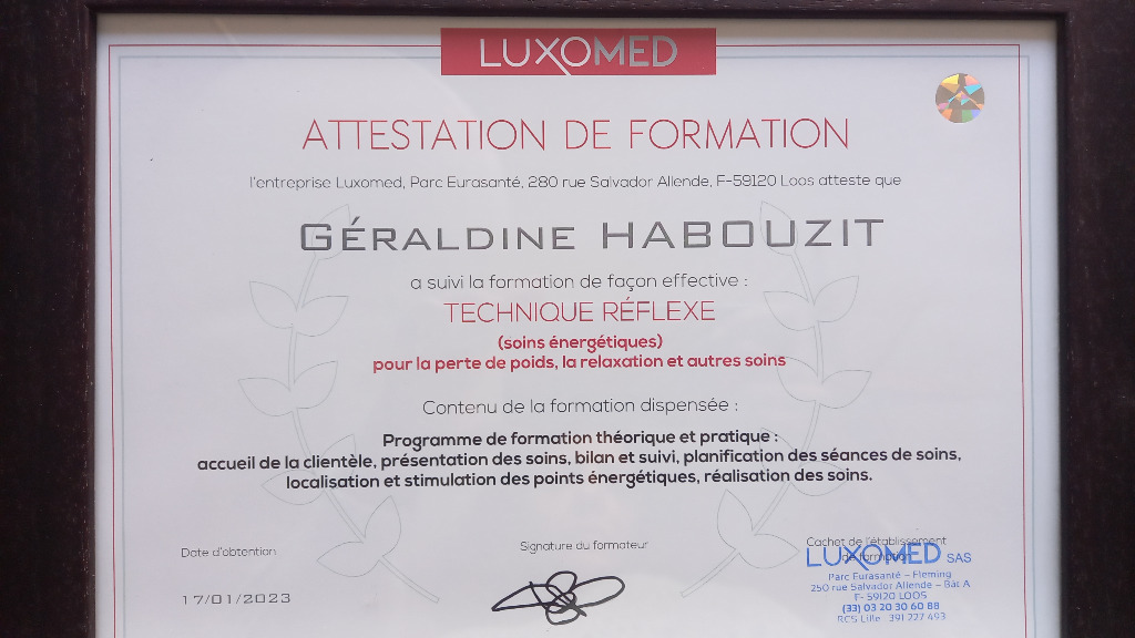 photo diplome Un rayon de vitalité