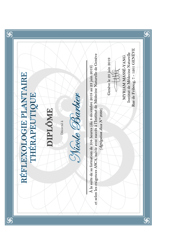 photo diplome NICOLE BARBIER