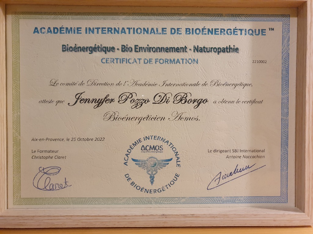 photo diplome Jennyfer Pozzo di borgo