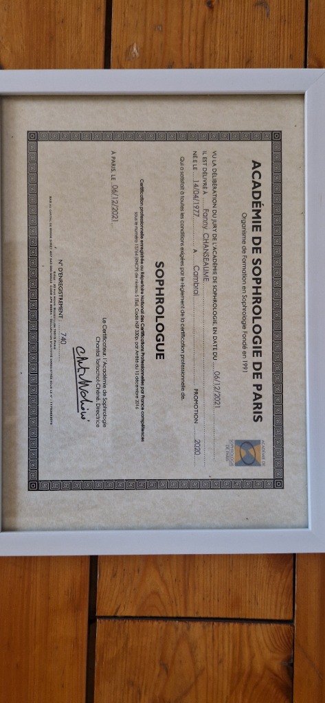 photo diplome Fanny Chanseaume