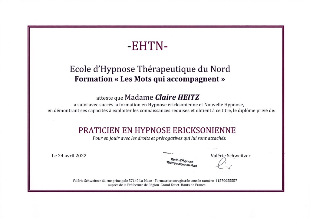 photo diplome Claire Heitz