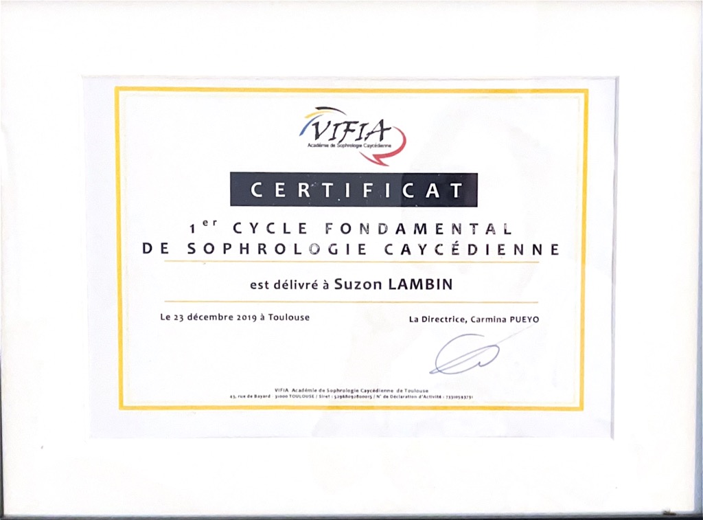 photo diplome Suzon Lambin