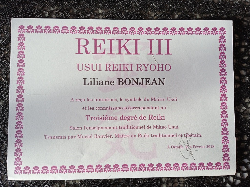 photo diplome Liliane Bissonnier 