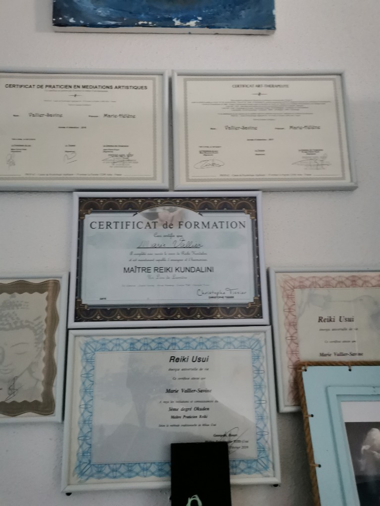 photo diplome La Rose Bleue