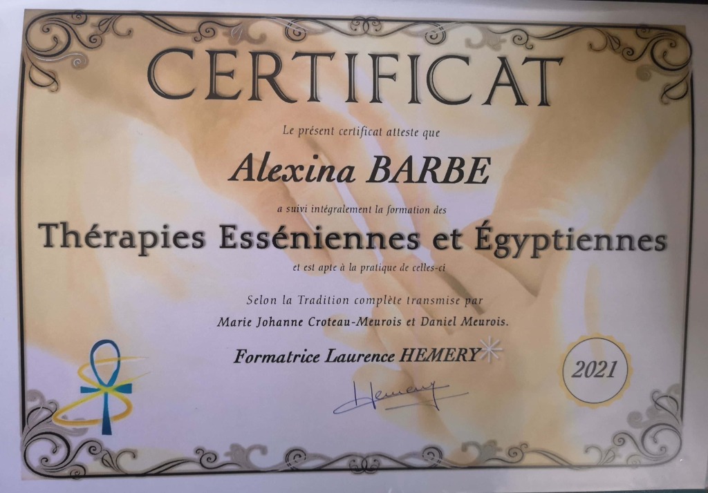 photo diplome Alexina