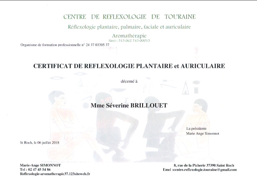 photo diplome Séverine Brillouet 