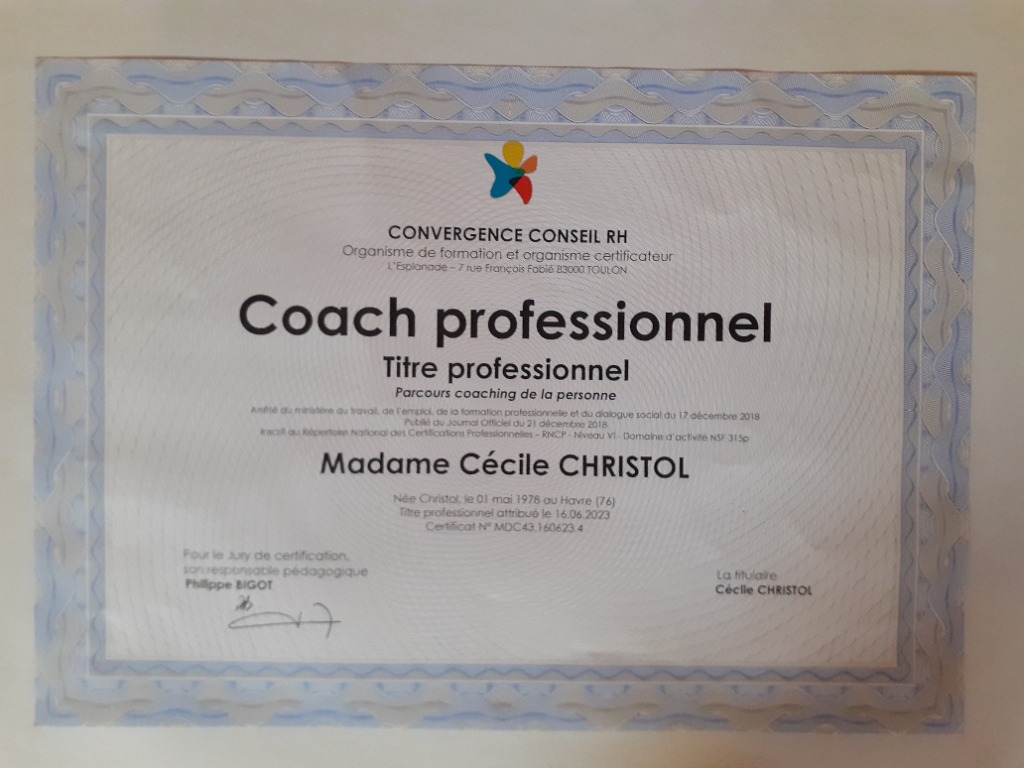 photo diplome Cécile Christol