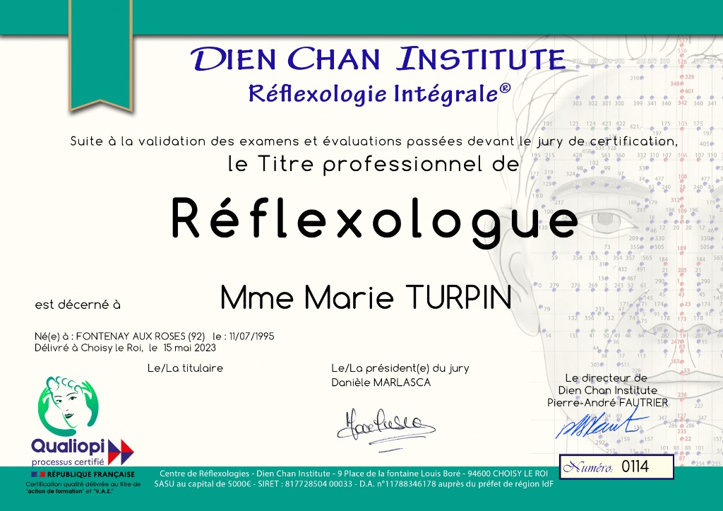 photo diplome Marie Turpin 