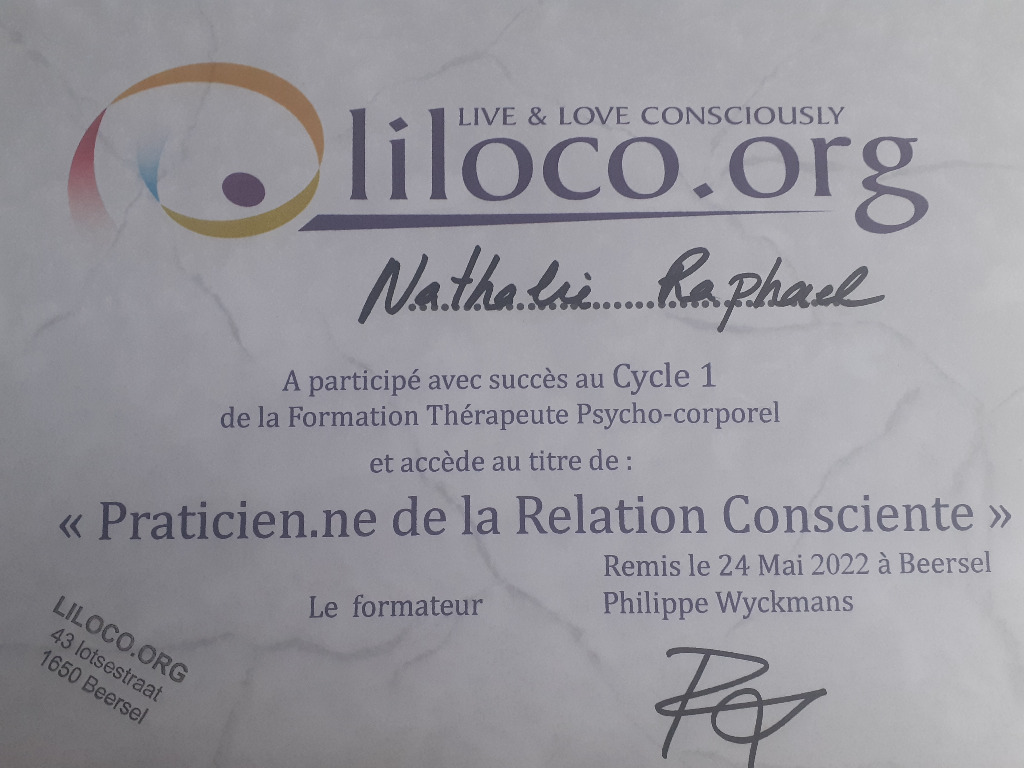 photo diplome Nathalie Raphaël