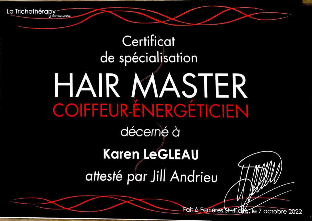 photo diplome Cheveux nomades