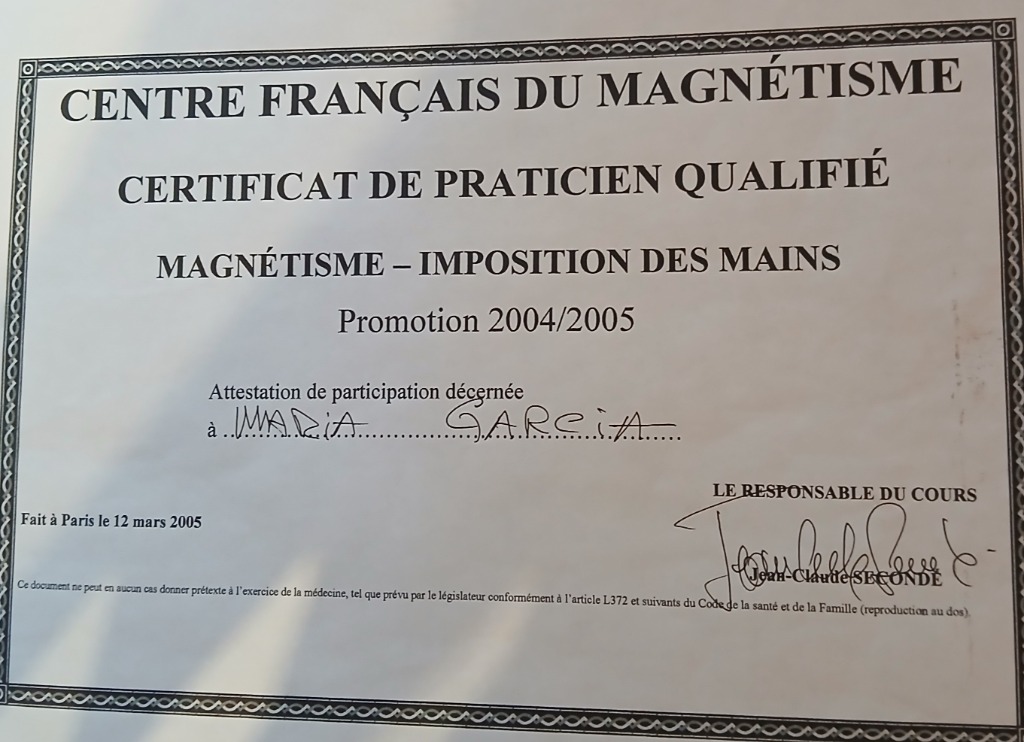 photo seance Maria-Dolores Garcia