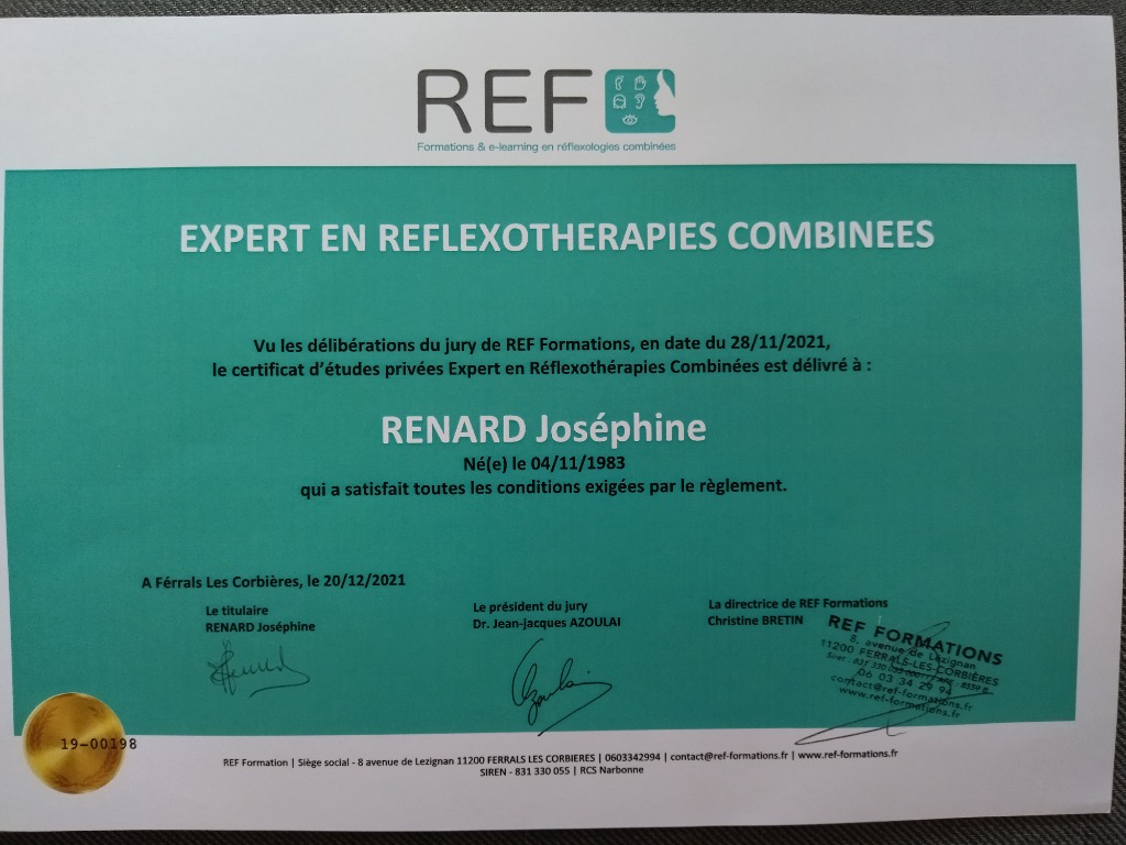 photo diplome Joséphine Renard