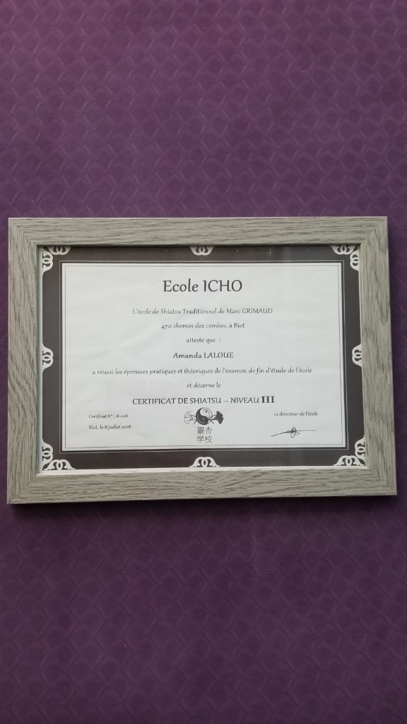 photo diplome Amanda Laloue