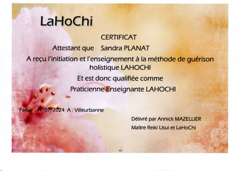 photo activite Sandra PLANAT