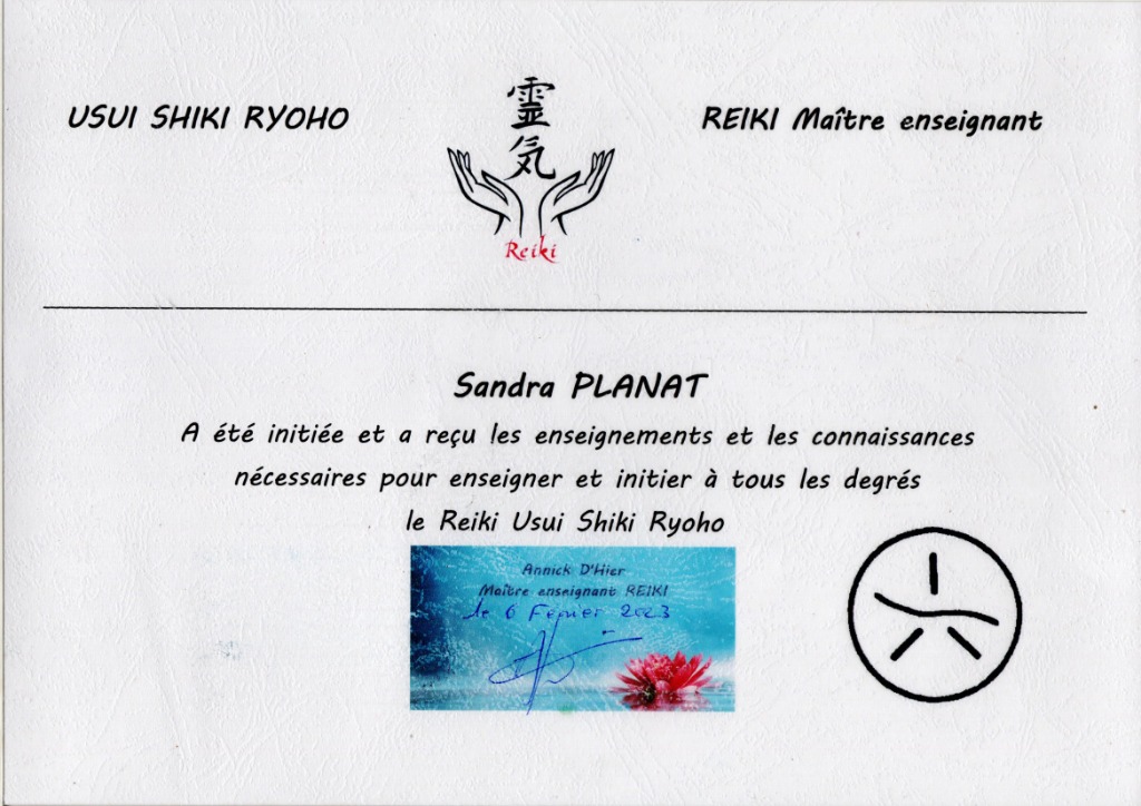 photo diplome Sandra PLANAT