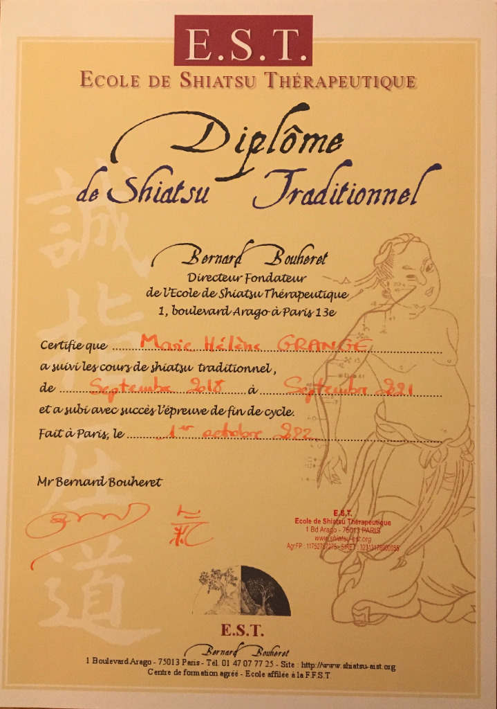 photo diplome Marie Hélène GRANGE