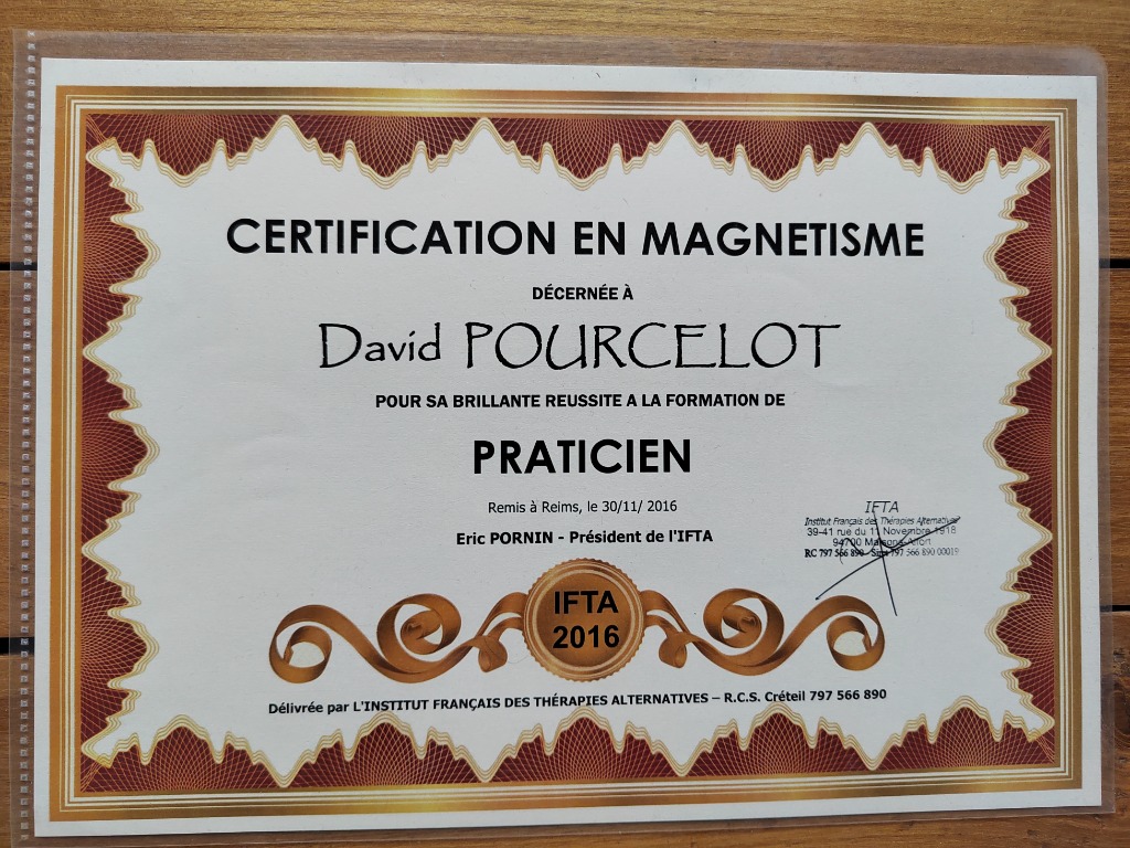 photo diplome Spiral’essence 