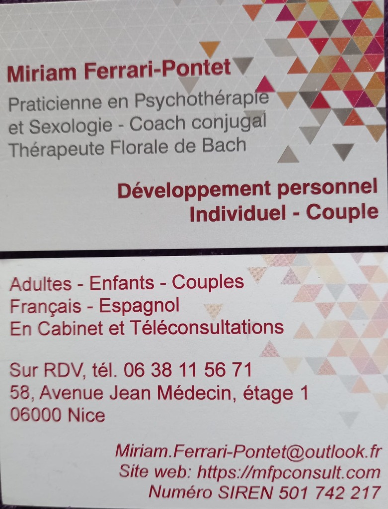 photo activite Miriam FERRARI-PONTET