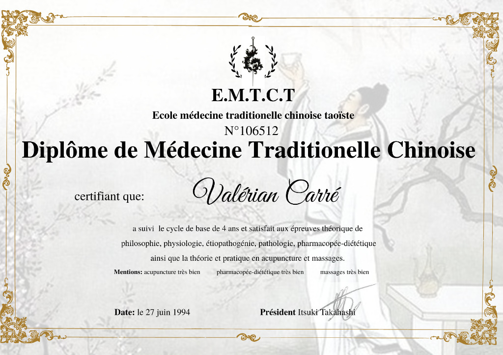 photo diplome Dao-Zhong