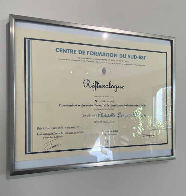 photo diplome Christelle Daudeij