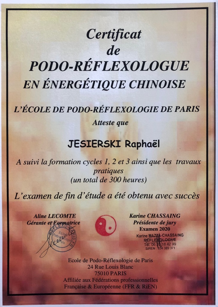 photo diplome Raphaël Jesierski
