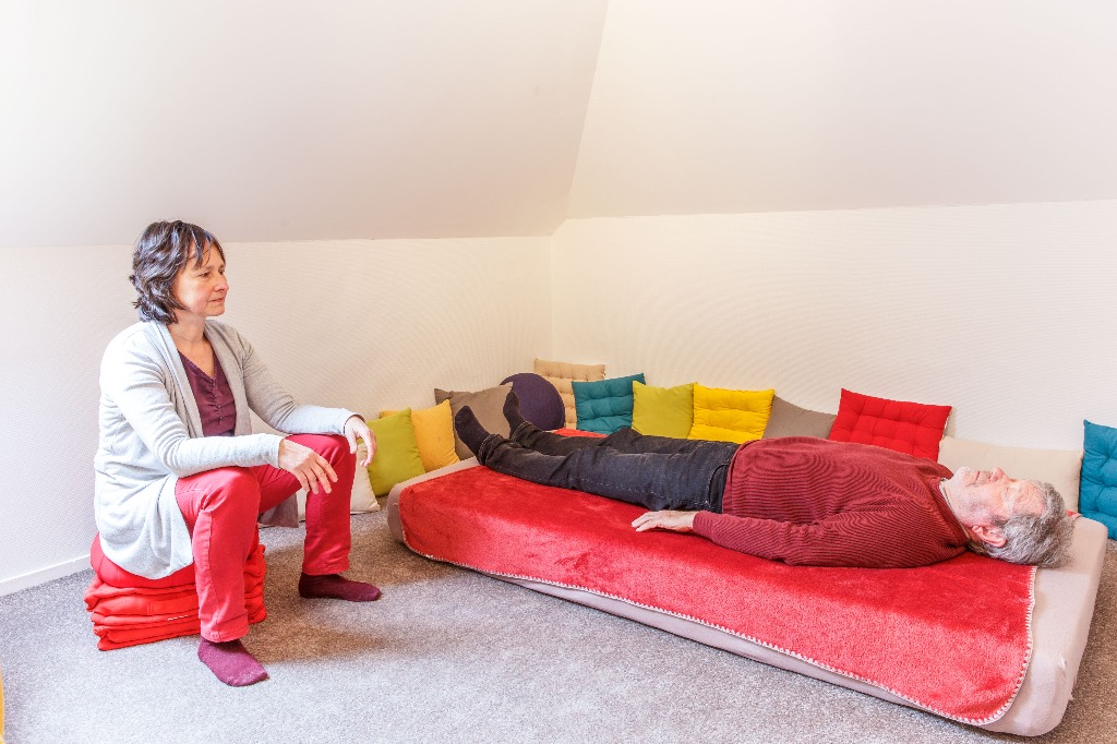 photo seance Karine Lebreton Sophrologue