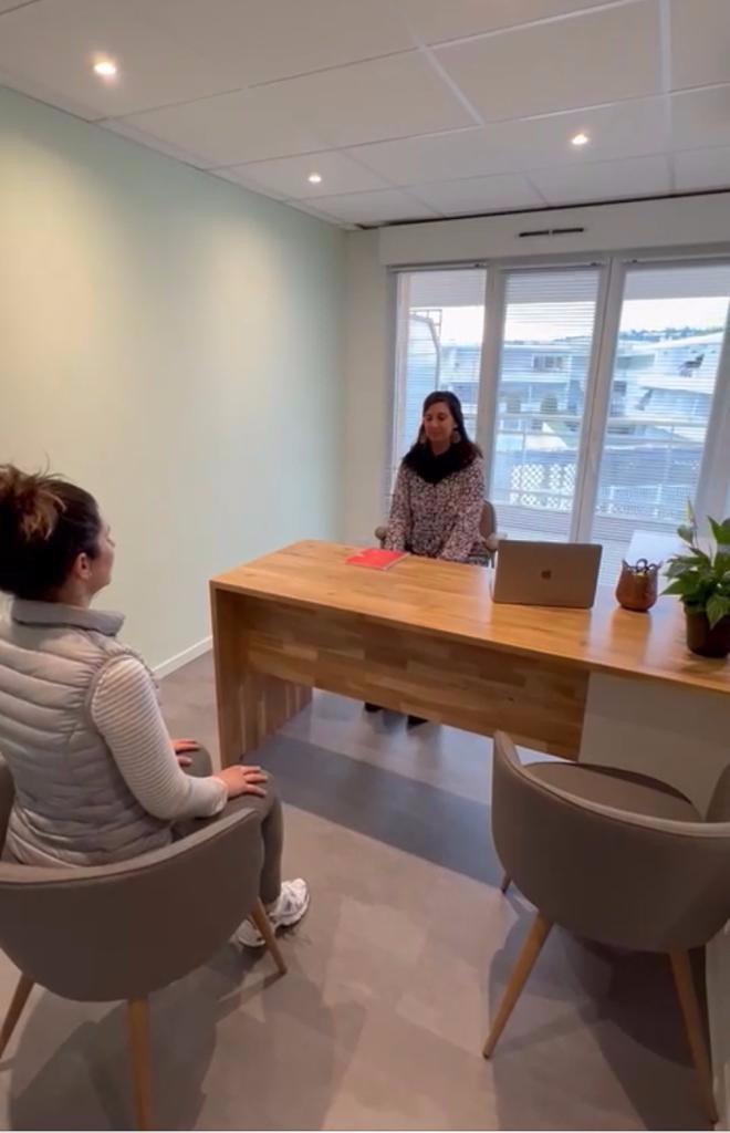 photo seance Thalia Chauvet Sophrologue