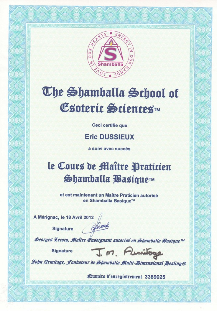 photo diplome Eric Dussieux