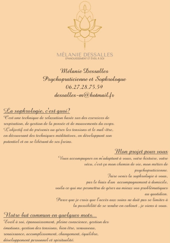 photo diplome Mélanie DESSALLES