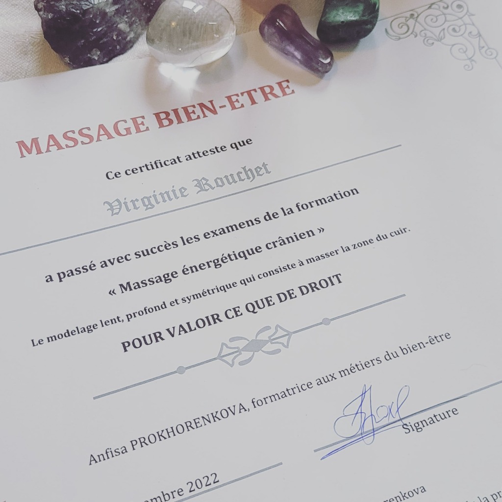 photo diplome Virginie Rouchet 