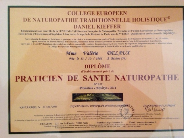 photo diplome Valerie Delaux