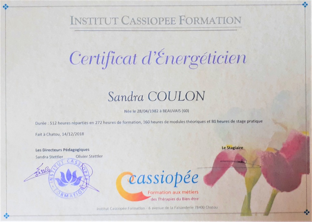 photo diplome Sandra COULON