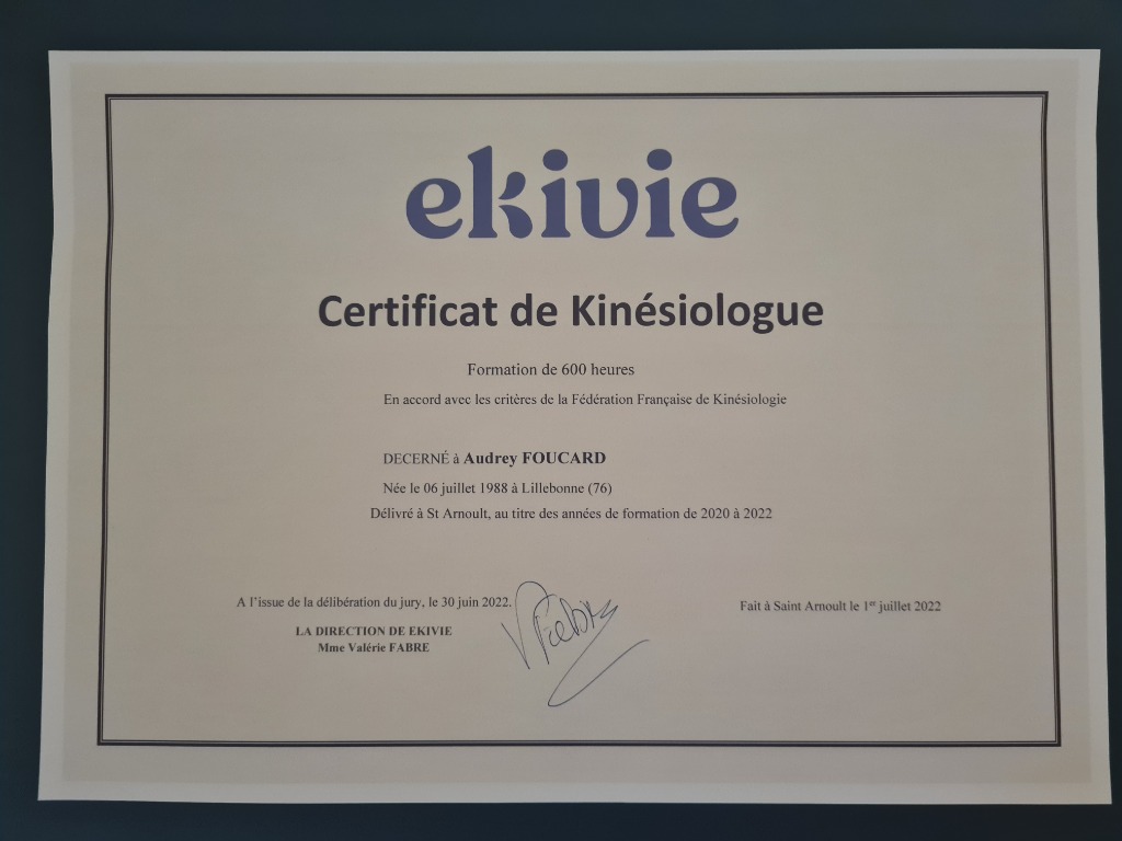 photo diplome Audrey Foucard