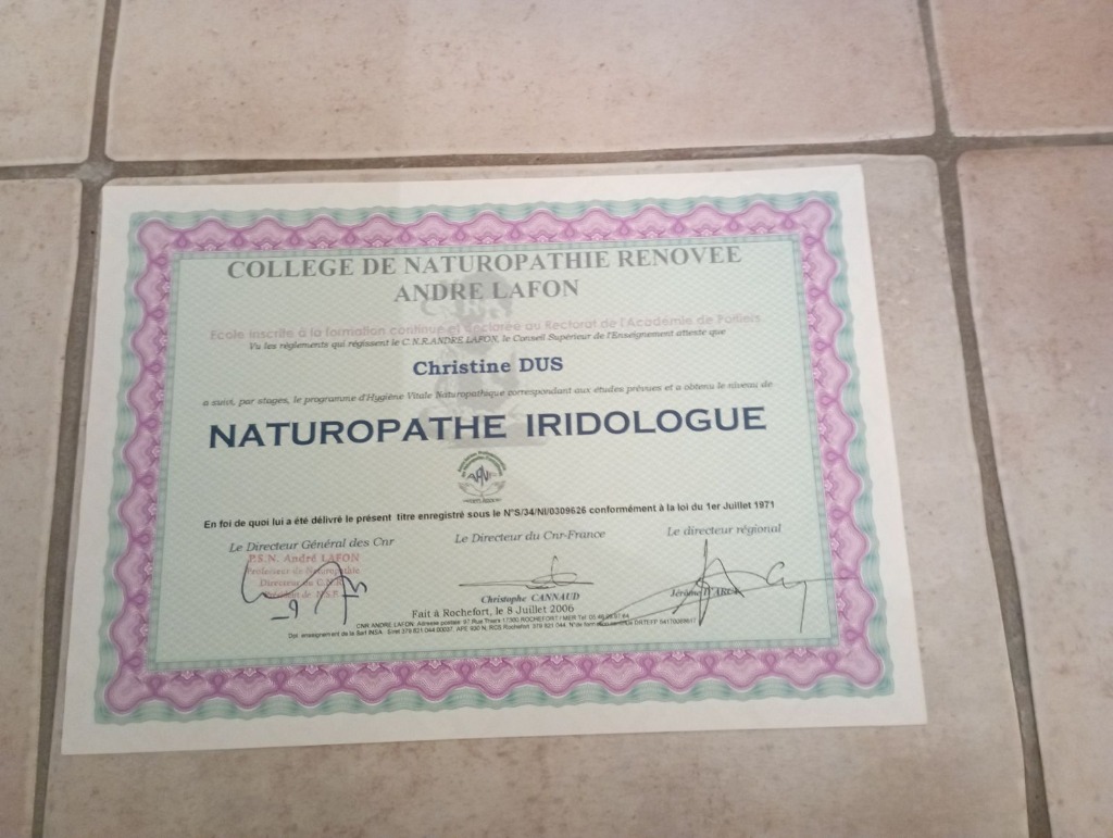 photo diplome DUS Christine