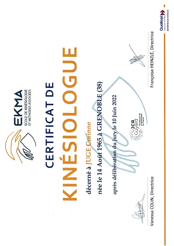 photo diplome Corinne Juge