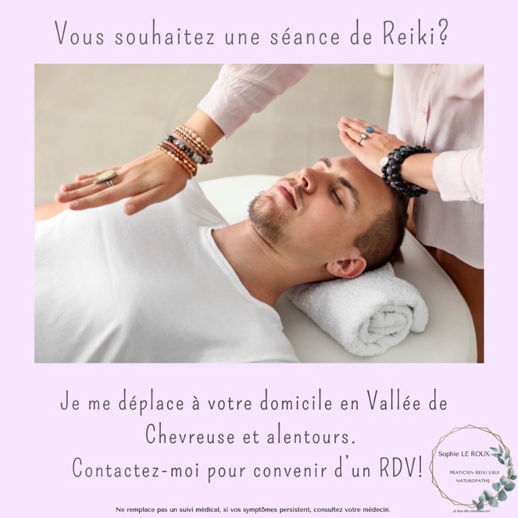 photo seance Sophie Le Roux Naturopathe Énergéticienne Reiki