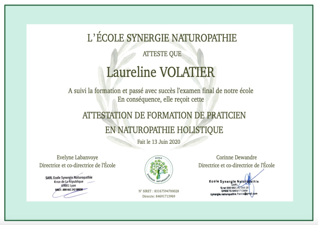 photo diplome Laureline Volatier