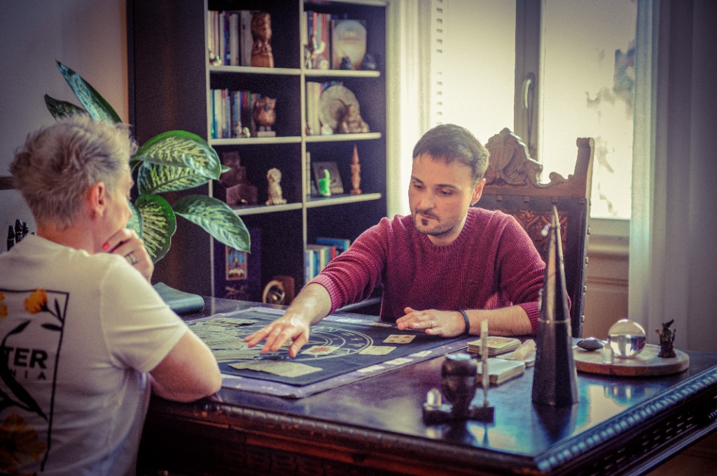 photo seance Philippe De Verduron Voyant