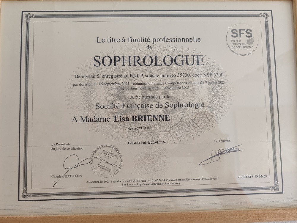 photo diplome Lisa Brienne