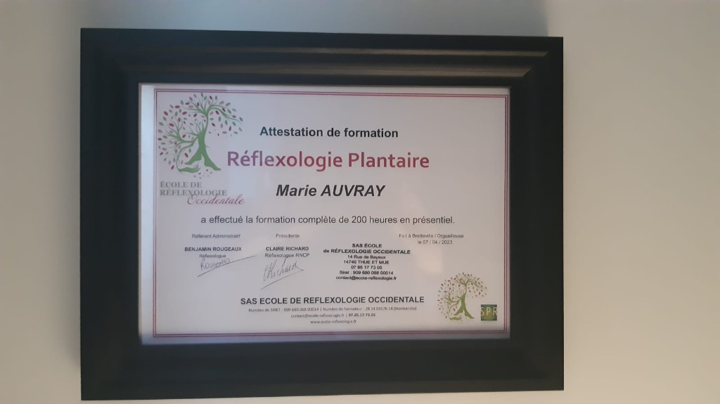 photo diplome Marie AUVRAY