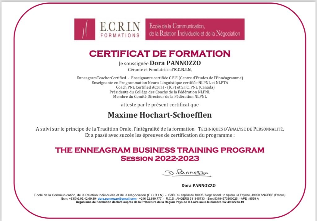 photo diplome Maxime Hochart-Schoefflen