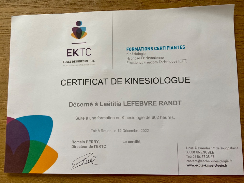 photo diplome Os’M’ose de Soi