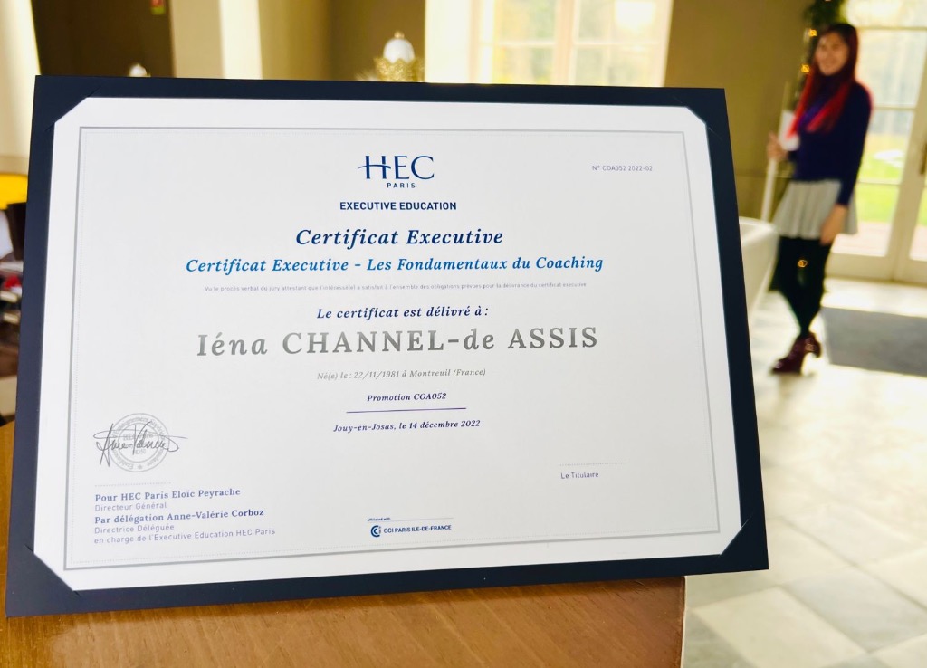 photo diplome IÉNA CHANNEL